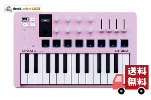 Arturia MIDI �L�[�{�[�h �R���g���[���[ MiniLab 3 ���[�Y�N�H�[�c