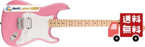 Squier by Fender �X�N���C���[ �G���L�M�^�[ Squier SonicTM Stratocaster(R) HT H, Maple Fingerboard, White Pickguard, Flash Pink �\�t�g�P�[�X�t��