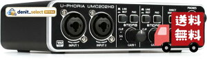 �x�����K�[ USB �I�[�f�B�I�C���^�[�t�F�[�X 2���� 2�o�� 24bit192kHz BEHRINGER U-PHORIA UMC202HD