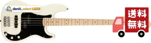 Squier by Fender �G���L�x�[�X Affinity SeriesTM Precision Bass(R) PJ, Maple Fingerboard, Black Pickguard, Olympic White �\�t�g�P�[�X�t��