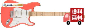 Squier by Fender �X�N���C���[ �G���L�M�^�[ Squier SonicTM Stratocaster(R) HSS, Maple Fingerboard, White Pickguard, Tahitian Coral �\�t�g�P�[�X�t��