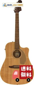 Fender �t�F���_�[ �G���A�R�M�^�[ Redondo Player, Walnut Fingerboard, Gold Pickguard, Natural �\�t�g�P�[�X�t��