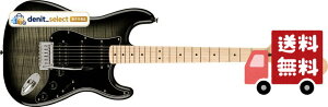 Squier by Fender �G���L�M�^�[ Affinity SeriesTM Stratocaster(R) FMT HSS, Maple Fingerboard, Black Pickguard, Black Burst �\�t�g�P�[�X�t��