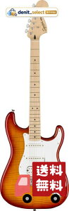 Squier by Fender �G���L�M�^�[ Affinity SeriesTM Stratocaster(R) FMT HSS, Maple Fingerboard, White Pickguard, Sienna Sunburst �\�t�g�P�[�X�t��