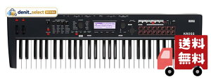 KORG(�R���O) �L�[�{�[�h �V���Z�T�C�U�[ KROSS2 �N���X 61��/�t�@�[�X�g�V���Z�ɍœK/���y����/���C�u�p�t�H�[�}���X/�y��/�d�r�쓮��/�A�_�v�^�[�t�� �_�[�N�u���[ KROSS2-61