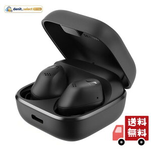 �[���n�C�U�[ Sennheiser ���C�����X�C���z�� ACCENTUM True Wireless �u���b�N �����\�h���C�o�[ 28���ԍĐ� �n�C�u���b�h�m�C�Y�L�����Z�����O �O����荞�݋@�\ bluetooth 5.3 IP54 �|�P�b�g�T�C�Y ���C