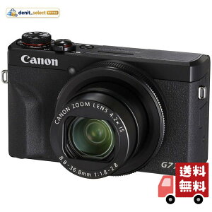 Canon �R���p�N�g�f�W�^���J���� PowerShot G7 X Mark III �u���b�N 1.0�^�Z���T�[/F1.8�����Y/���w4.2�{�Y�[�� PSG7XMARKIIIBK