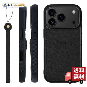 HANATORA for iPhone 17Pro �P�[�X �{�v �ϏՌ� �o���p�[�^ �X�}�z�P�[�X �X�}�z �X�g���b�v �t�� �V�������N���U�[ �M�t�g �u���b�N CPGGZ-17Pro-Black