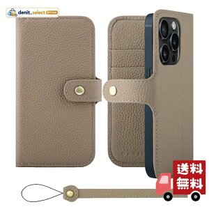 HANATORA for iPhone 15Pro �P�[�X �蒠�^ �{�v �X�}�z�P�[�X �X�}�z �X�^���h �X�g���b�v �t�� �V�������N�J�[�t���U�[ �x���g���� �}�O�l�b�g�Ȃ� �O���[�W�� H0XB-15Pro-Grege �M�t�g �a���� ���� �j��