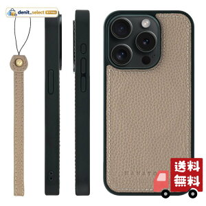 HANATORA for iPhone 15Pro �P�[�X ���͉��P MagSafe �Ή� �{�v �ϏՌ� �o���p�[�^ �X�}�z�P�[�X �X�}�z �X�g���b�v �t�� �V�������N���U�[ �M�t�g �}�O�Z�[�t�Ή� �O���[�W�� UMSGZ-15Pro-Grege