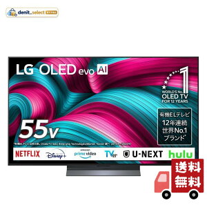 LG �L�@EL �e���r 55V�^ 4K�`���[�i�[���� OLED55C5PJA �X�}�[�g�e���r Alexa���� 2025�N���f��