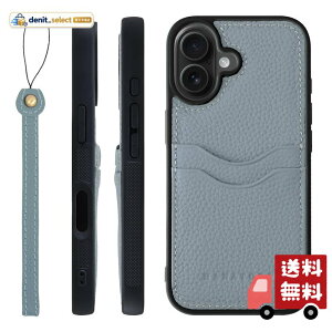 HANATORA for iPhone 17 �P�[�X �{�v �ϏՌ� �o���p�[�^ �X�}�z�P�[�X �X�}�z �X�g���b�v �t�� �V�������N���U�[ �M�t�g �u���[�O���[ CPGGZ-17-BlueGray