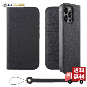 HANATORA for iPhone 14ProMax �P�[�X �蒠�^ �{�v �X�}�z�P�[�X �X�}�z �X�^���h �X�g���b�v �t�� �V�������N�J�[�t���U�[ �x���g�Ȃ� �}�O�l�b�g�Ȃ� �u���b�N H0XA-14ProMax-Black �M�t�g �a���� ����