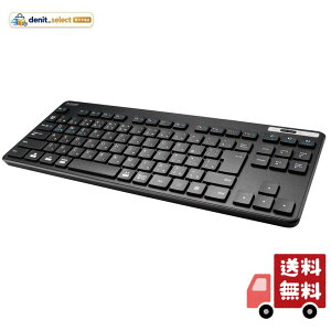 �G���R�� Bluetooth �R���p�N�g �L�[�{�[�h TK-FBM119KBK/EC ���^�����u������ �R�� �ő�3��}���`�y�A�����O�Ή� iPad/Surface/�e���L�[���X �u���b�N