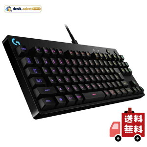 Logicool G(���W�N�[�� G) PRO�Q�[�~���O�L�[�{�[�h �e���L�[���X GX�X�C�b�` ���j�A �L�� ���J�j�J�� �L�[�{�[�h �É� ���{��z�� LIGHTSYNC RGB ���E���P�[�u�� G-PKB-002LN �������K�i ���ʔ����GX�X