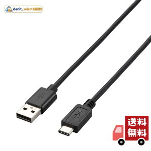 �G���R�� USB�P�[�u�� Type C (USB A to USB C) 4.0m USB2.0���� 3A�o�� �ő�480Mbps �u���b�N U2C-AC40BK