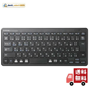 �G���R�� �L�[�{�[�h Bluetooth �p���^�O���t �~�j�L�[�{�[�h Windows�EMac�EiOS�EAndroid�Ή� �y�ϊ�/ ���ϊ�/ ���j���[�L�[���ځz �u���b�N TK-FBP100BK