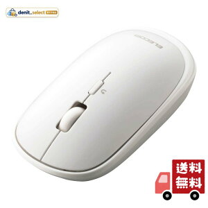 �G���R�� ���C�����X�}�E�X Bluetooth Slint M-TM10BBWH ���^ �É� 4�{�^�� �v���[�����[�h�@�\�t �|�[�`�t Windows Mac Android iOS iPadOS �Ή� �z���C�g