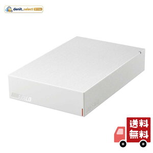 �o�b�t�@���[ �O�t��HDD 4TB �z���C�g USB3.2(Gen.1)�Ή� HD-LE4U3-WB