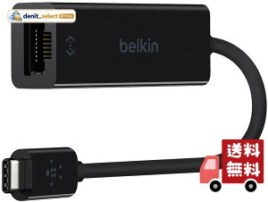 Belkin USB-C to Gigabit Ethernet �ϊ��A�_�v�^�[ �L��LAN iPad Pro / MacBook Pro / Air Surface / Chromebook / iPhone 15�Ή� F2CU040BTBLK