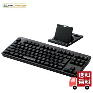�G���R�� Bluetooth �L�[�{�[�h �����u������ �X�^���h�t�� �}���`�y�A�����O�Ή� iPad Surface �u���b�N TK-FBM111BK