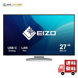 EIZO �I�t�B�X�ړ]�����E�f�C�W�[�`�F�[���Ή����j�^�[ FlexScan EV2795-WT 27�^�EUSB Type-C�E�z���C�g