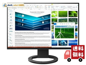 EIZO �r�W�l�X�X�^���_�[�h���j�^�[ FlexScan EV2485-BK 24.1�^�EUSB Type-C�E�u���b�N