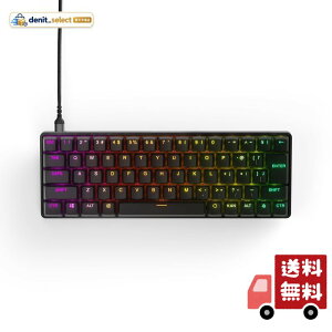 SteelSeries ���s�b�h�g���K�[ ���� �Q�[�~���O�L�[�{�[�h �~�j�T�C�Y Apex Pro Mini JP �L�� ���{��z�� OmniPoint�X�C�b�` 2�[in�[1�A�N�V�����L�[ ���� 64825 �u���b�N