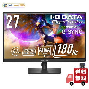 IODATA GigaCrysta �Q�[�~���O���j�^�[ 27�C���` WQHD 180Hz �c����](HDMI/DP) EX-GDQ271JA