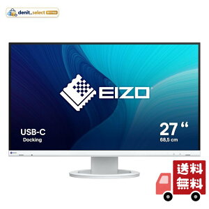 EIZO �r�W�l�X�X�^���_�[�h���j�^�[ FlexScan EV2720S-WT 27�^�EUSB Type-C�E�z���C�g