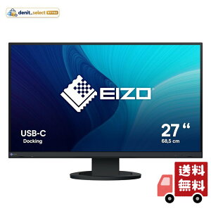 EIZO �r�W�l�X�X�^���_�[�h���j�^�[ FlexScan EV2720S-BK 27�^�EUSB Type-C�E�u���b�N