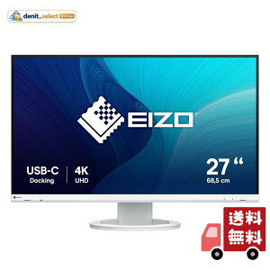 EIZO �r�W�l�X�X�^���_�[�h���j�^�[ FlexScan EV2740S-WT 27�^4K�EUSB Type-C�E�z���C�g