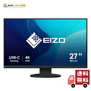 EIZO �r�W�l�X�X�^���_�[�h���j�^�[ FlexScan EV2740S-BK 27�^4K�EUSB Type-C�E�u���b�N