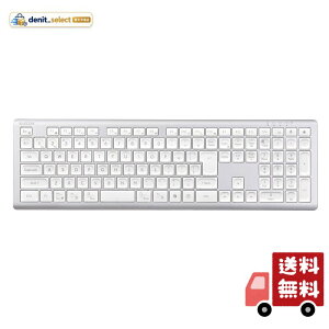 �G���R�� ���C�����X�L�[�{�[�h Precisionist �v���V�W���j�X�g Bluetooth ����2.4GHz �}���`�y�A�����O4�� �[�d�� ���^�p���^�O���t�� �t���T�C�Y �z���C�g TK-PN10FMPAWH