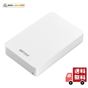 �o�b�t�@���[ �|�[�^�u��HDD 4TB USB3.1(Gen.1) �z���C�g �ϏՌ� HD-PGF4.0U3-GWHA