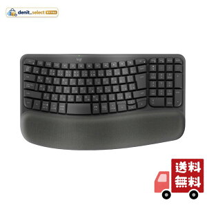 ���W�N�[�� WAVE KEYS K820 ���ɂ��� �G���S�m�~�b�N�L�[�{�[�h Bluetooth Logi Bolt ���{��z�� ���C�����X�L�[�{�[�h ���C�����X ���� �e���L�[ �p�[�����X�g Windows Mac Chrome Android �O��