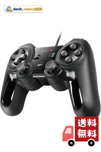 �G���R�� USB �Q�[���p�b�h 13�{�^�� Xinput �U�� �A�� ���ϋv �����X�^�[�n���^�[���C�Y:�T���u���C�N����m�F�� �u���b�N JC-U4013SBK