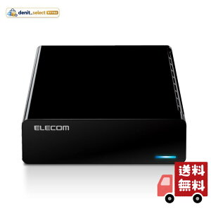 �G���R�� �O�t���n�[�h�f�B�X�N HDD 4TB �e���r�^�� PC �t�@�����X�݌v �É� �c�u��/���u�� �u���b�N ELD-STV040UBK