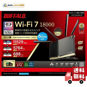 �o�b�t�@���[ WiFi ���[�^�[ ���� LAN Wi-Fi 7 11be �g���C�o���h 10�X�g���[�� 11529 + 5764 + 688 Mbps �L�� 10Gbps WXR18000BE10P