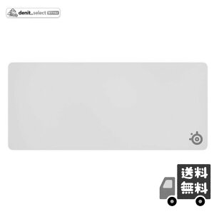 SteelSeries �Q�[�~���O�}�E�X�p�b�h QcK Heavy XXL White �Ɍ� 40cm×90cm×0.4cm �m���X���b�v���o�[�x�[�X ����~�߉��H �ϐ� ���􂢉\ �ϋv�� 67504 �z���C�g