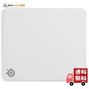 SteelSeries �Q�[�~���O�}�E�X�p�b�h QcK Heavy L White �Ɍ� 45cm×40cm×0.6cm �m���X���b�v���o�[�x�[�X ����~�߉��H �ϐ� ���􂢉\ �ϋv�� 67503 �z���C�g