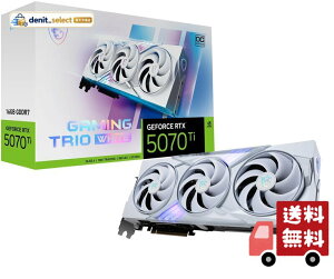 MSI GeForce RTX 5070 Ti 16G GAMING TRIO OC WHITE �O���t�B�b�N�X�{�[�h VD9040