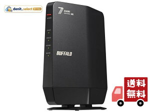 BUFFALO Wi-Fi 7(11be)�Ή��f���A���o���hWi-Fi���[�^�[ 5764+688Mbps AirStation WSR6500BE6P-BK [�u���b�N]