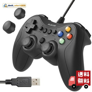 �G���R�� �Q�[���p�b�h �L�� Xinput PS�n�z�u FPS�d�l ���J�j�J���g���K�[ �X�e�B�b�N�J�X�^�}�C�Y�Ή� �y�� �u���b�N JC-GP30SBK