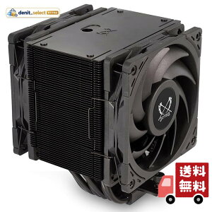 SCYTHE �T�C�Y �T�C�h�t���[�^CPU�N�[���[ MUGEN6 BLACK EDITION �f���A���t�@�� 6mm�a�q�[�g�p�C�vx6 SCMG-6000DBE