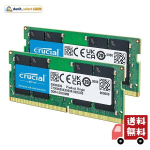 Crucial �m�[�gPC�p���݃����� 16GB(8GBx2��) DDR4 3200MT/s(PC4-25600) CL22 SODIMM 260pin CT2K8G4SFRA32A