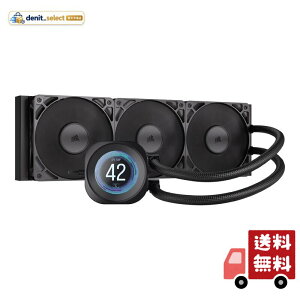 CORSAIR NAUTILUS 360 RS LCD �t��CPU �N�[���[ - 2.1 �C���`IPS LCD �X�N���[�� - RS120 �t�@�� - 360mm ���W�G�[�^�[ - Intel(R) LGA 1851/1700�AAMD(R) AM5/AM