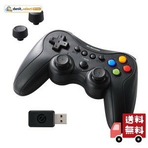 �G���R�� �Q�[���p�b�h �����E�L�� XInput DirectInput PS�n�z�u FPS�����d�l �[�d�� 13�{�^�� �u���b�N JC-GP50SVBK