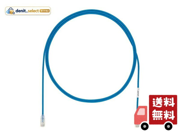 パンドウイット LANケーブル Cat6A 超極細 プロ仕様 10m 紫 UTP28X10MVL