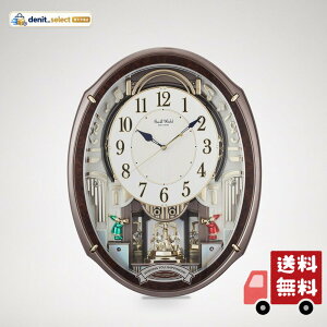 ���Y��(RHYTHM) �|�����v �d�g���v ���炭�莞�v 48�ȃ����f�B�t�� �u���E�� 49.9×38.9×10.8cm �A���f�B 4MN545RH23